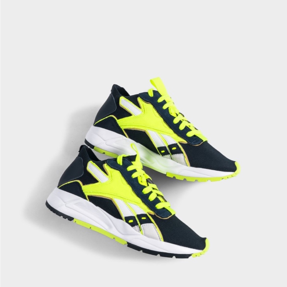 REEBOK X VICTORIA BECKHAM BOLTON NEON SOCK SNEAKERS